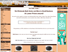 Tablet Screenshot of bulkgrainsonline.com